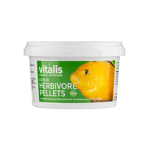 Vitalis Herbivore Cichlid Pellets 140g