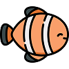 Fish is swimming erratically