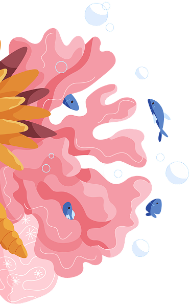 Decorative coral illustration